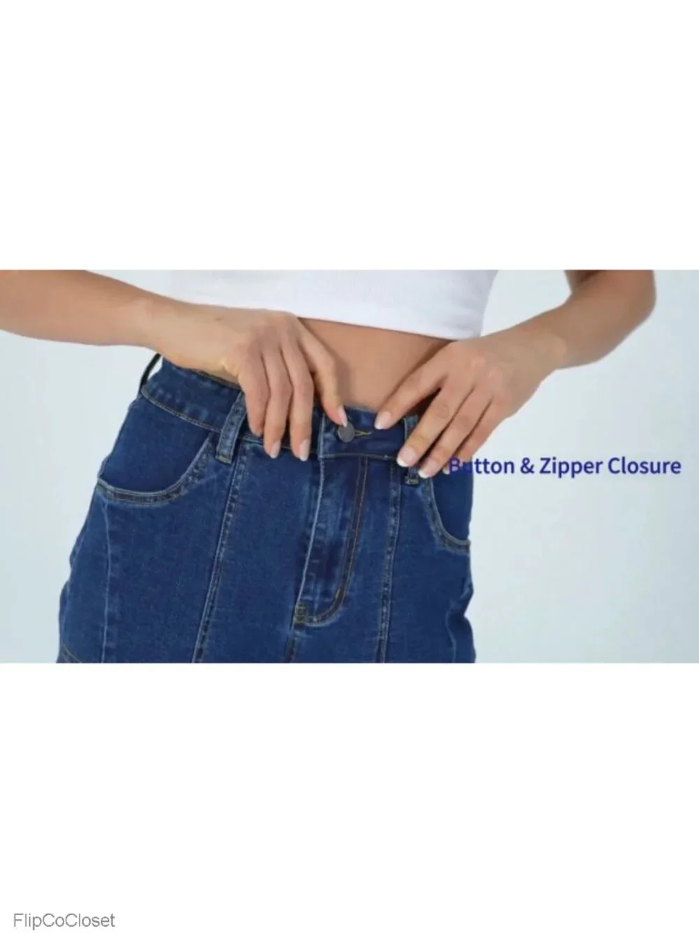 Stretchy Wide Leg Bermuda Long Jorts with Large Pockets